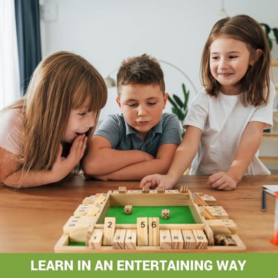 🔥FUNNY FAMILY GAMES-Shut The Box Board Game🔥