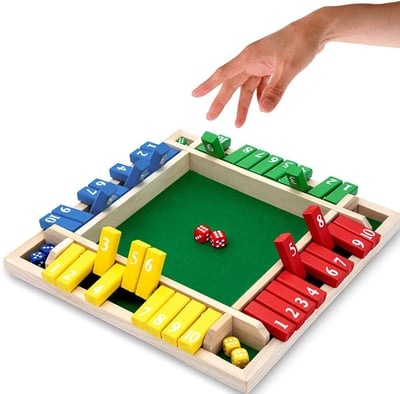 🔥FUNNY FAMILY GAMES-Shut The Box Board Game🔥